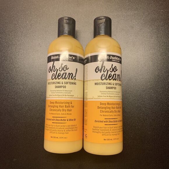 Aunt Jackie's Oh So Clean Moisturizing & Softening Shampoo 12 oz - Picture 15 of 16